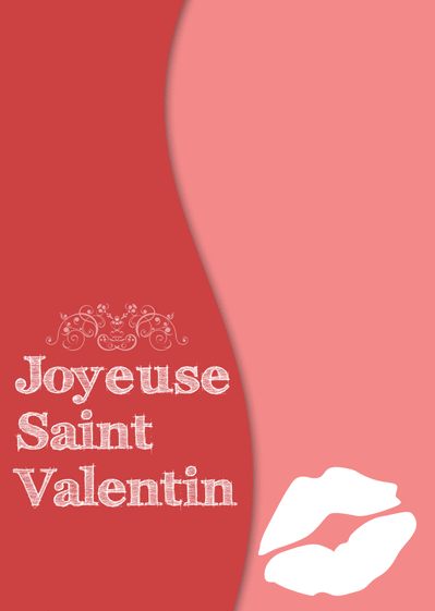 Carte Bisous Joyeuse St Valentin : Envoyer une Carte Saint 